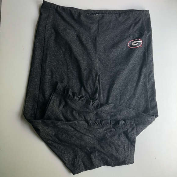 Georgia Bulldog Capri Leggings Black size M - Picture 2 of 3
